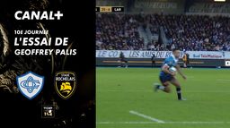 L'essai de Geoffrey Palis contre La Rochelle