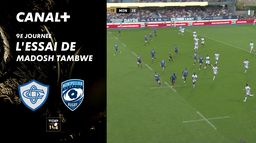 L'essai de Madosh Tambwe contre Castres