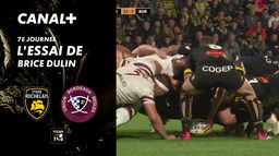 L'essai de Brice Dulin contre Bordeaux-Bègles