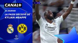 Le passe décisive de Kylian Mbappé contre Dortmund (60')