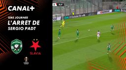 L'arrêt de Sergio Padt contre SK Slavia Praha (70')