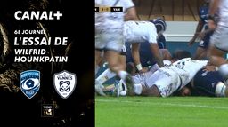 L'essai de Wilfrid Hounkpatin contre Vannes