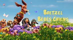 Bretzel et les bébés chiens