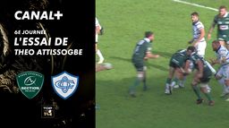 L'essai de Theo Attissogbe contre Castres