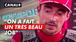 Leclerc "Aujourd’hui on a fait un très bon job" - Grand Prix de Singapour