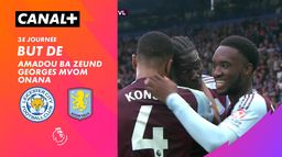 Le but de Amadou Ba Zeund Georges Mvom Onana contre Leicester (28')