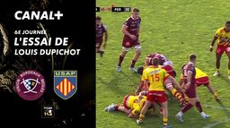 L'essai de Louis Dupichot contre Bordeaux-Bègles