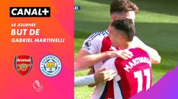 Le but de Gabriel Martinelli contre Leicester (20')