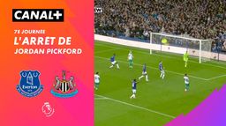 L'arrêt de Jordan Pickford contre Newcastle (35')