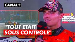 Norris "tout était sous contrôle" - Grand Prix de Singapour