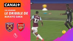 Le dribble de Bukayo Saka contre West Ham (32')