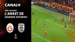 L'arrêt de Dominik Kotarski contre Galatasaray (63')