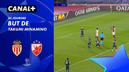 Le but de Takumi Minamino contre Etoile rouge de Belgrade (70')