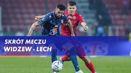 Skrót meczu Widzew - Lech