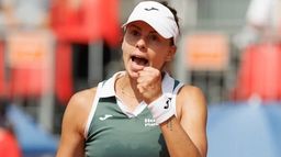 Skrót meczu Magda Linette - Magdalena Fręch