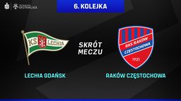 Skrót meczu Lechia - Raków