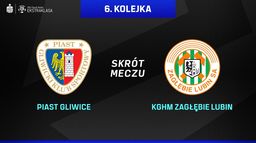 Skrót meczu Piast - Zagłębie