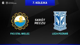 Skrót meczu Stal - Lech
