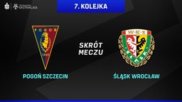 Skrót meczu Pogoń - Śląsk