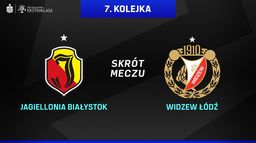 Skrót meczu Jagiellonia - Widzew