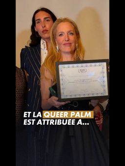 Gillian Anderson remet la Queer Palm au film Teenage Sex and Death at Camp Miasma