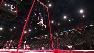 Le gymnaste Samir Ait Said - Debout