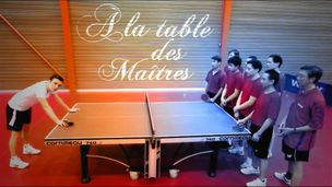 Le pongiste Simon Gauzy - A la table des Maîtres 