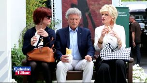 Catherine et Liliane à Roland Garros #2 avec Nelson Monfort