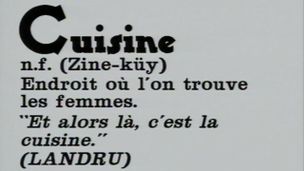 C : Cuisine - Émission du 11 sept. 1989
