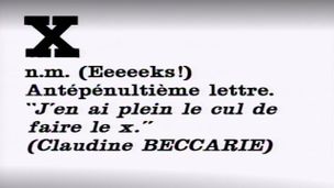 X : X (film) - Émission du 26 sept. 1989