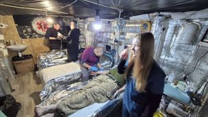 Ukraine : la vie sous terre