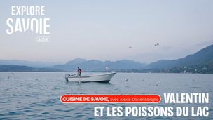 Valentin et les poissons du lac