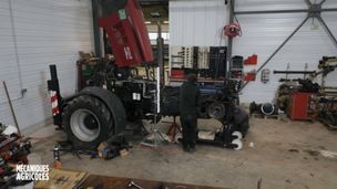 Tracteur à coeur ouvert