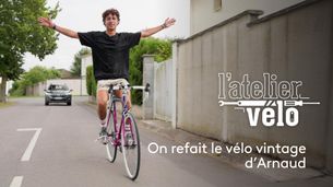 On refait le vélo de route vintage d'Arnaud