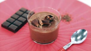 Mousse au chocolat sans oeufs ni beurre