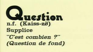 Q : Question - Émission du 01 sept. 1989