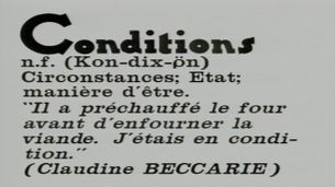 C : Conditions - Émission du 06 sept. 1989