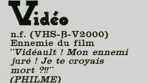 V : Vidéo - Émission du 19 sept. 1989