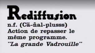 R : Rediffusion - Émission du 28 sept. 1989