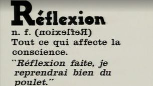 R : Réflexion - Émission du 23 oct. 1989