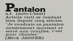 P : Pantalon - Émission du 01 nov. 1989