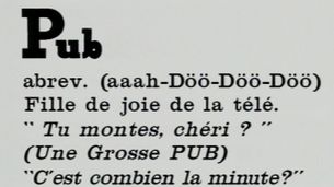 P : Pub - Émission du 15 nov. 1989