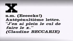 X : X (film) - Émission du 26 sept. 1989