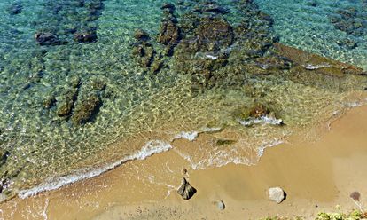 Une plage d'Ajaccio.