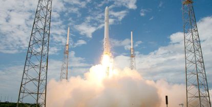 décollage d'une fusée SpaceX