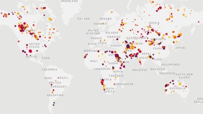 carte des pollutions