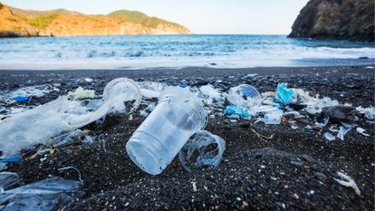 plage déchets plastiques