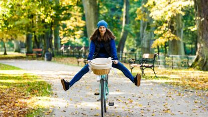 femme cycliste