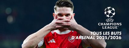 Arsenal : Tous les buts en Ligue des champions 2025/26
