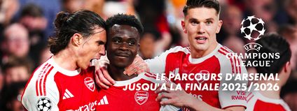 Le parcours d'Arsenal 2025/26